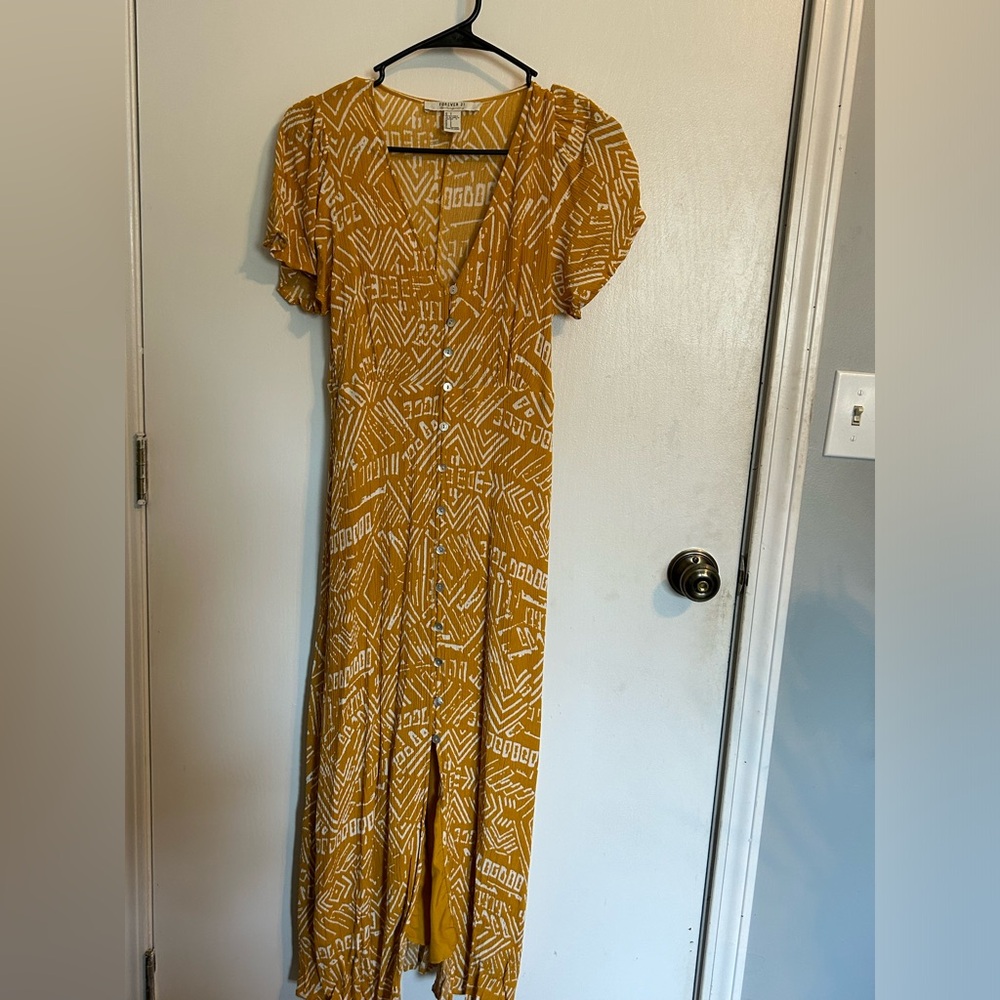 Mustard Yellow Maxi Dress